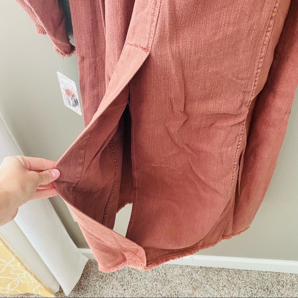 Free People Kelly Trench Coat Rose Sz XS/S - Picture 14 of 14